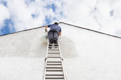 Peinture extérieure à Coudres — façades et ravalement
